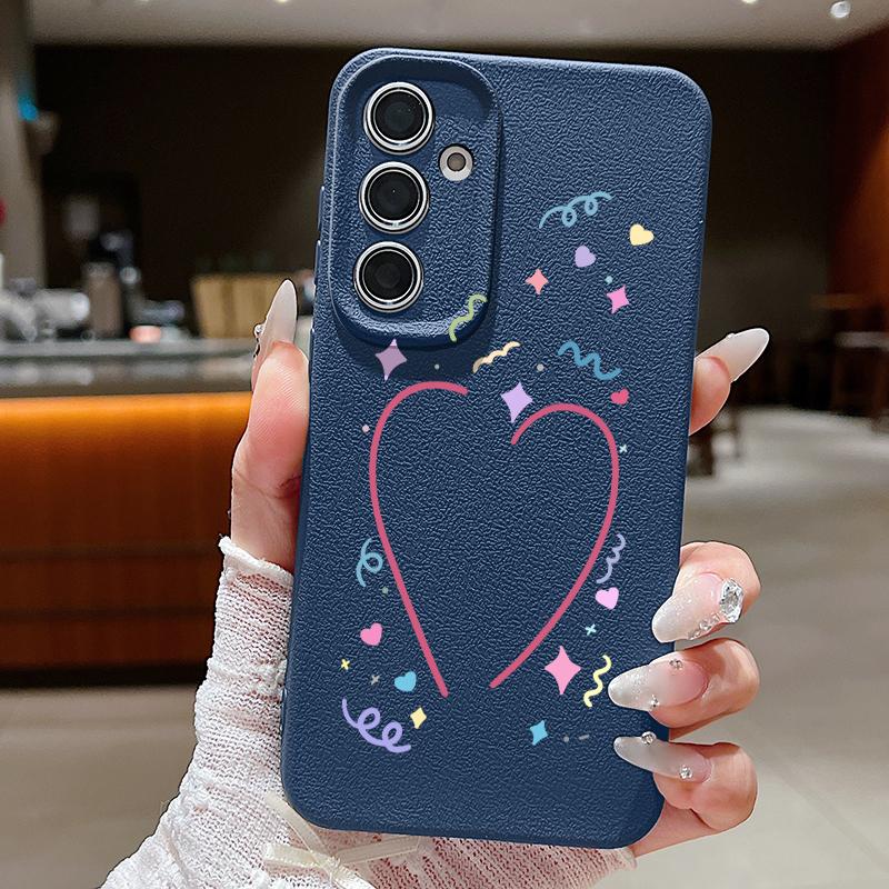 

Romantic Love Heart Pattern Phone Case For Samsung Galaxy A57 A56 A55 A37 A17 A36 A16 A15 5G A35 A26 A25 A54 Soft Silicone Cover Galaxy A57