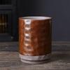 Vintage Chinese Ceramic Mug, Handmade Stoneware Large Coffee Cup, Unique Rustic Design for Home & Office Use, 1-Piece Cup