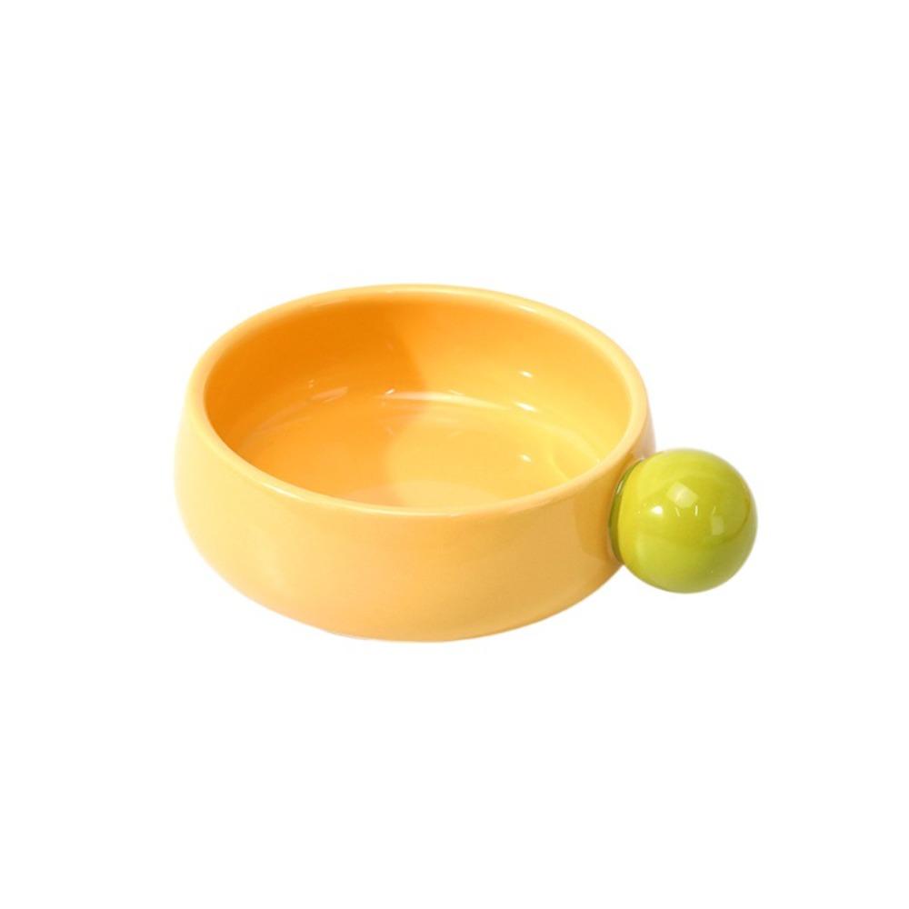 

Ceramic Cat Feeder Dispenser Cartoon Dog Food Basin Pet Feeding Double Bowls Kitten Puppy Style 4