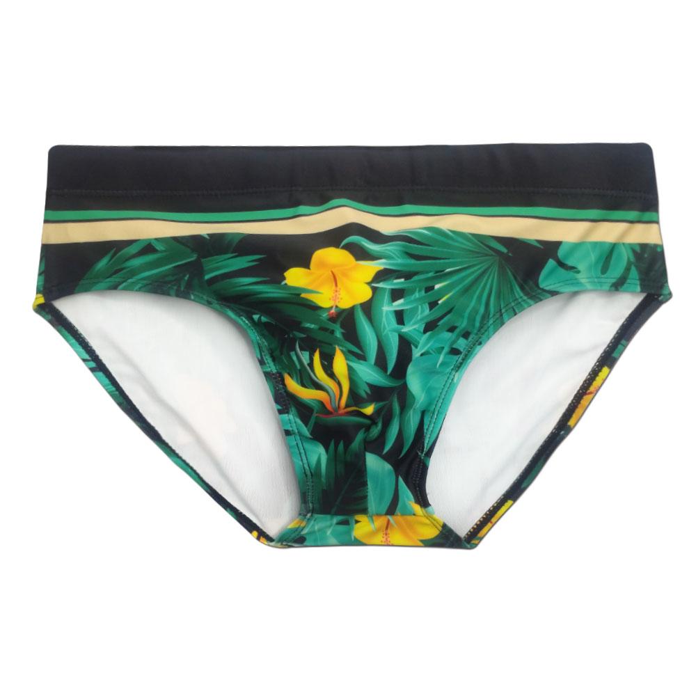 UXH Brand Men Swim Briefs Low Waist Tight Fit Sexy Swimwear Beach Wear Tanning Surfing