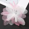10Pcs 3D Flower Organza Lace Patches Applique For Bridal Wedding Dress Home Gradient Lace Trim Sewing Accessories Room Decora