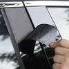 8pcs Car Window Pillar Posts For Mazda 3 Axela 2006 2007 2008 2009-2012 Door Trim Decal Cover Kit BC Column Stickers Decoration