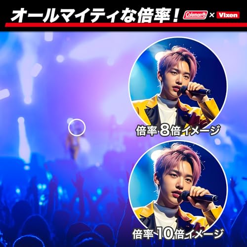 Vixen Coleman M10x21 Silver Binoculars 14574-4