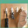 Wall Mount Adhesive Hooks 2 Pack Cable Management Heavy Duty For Dorm Office Space Saving