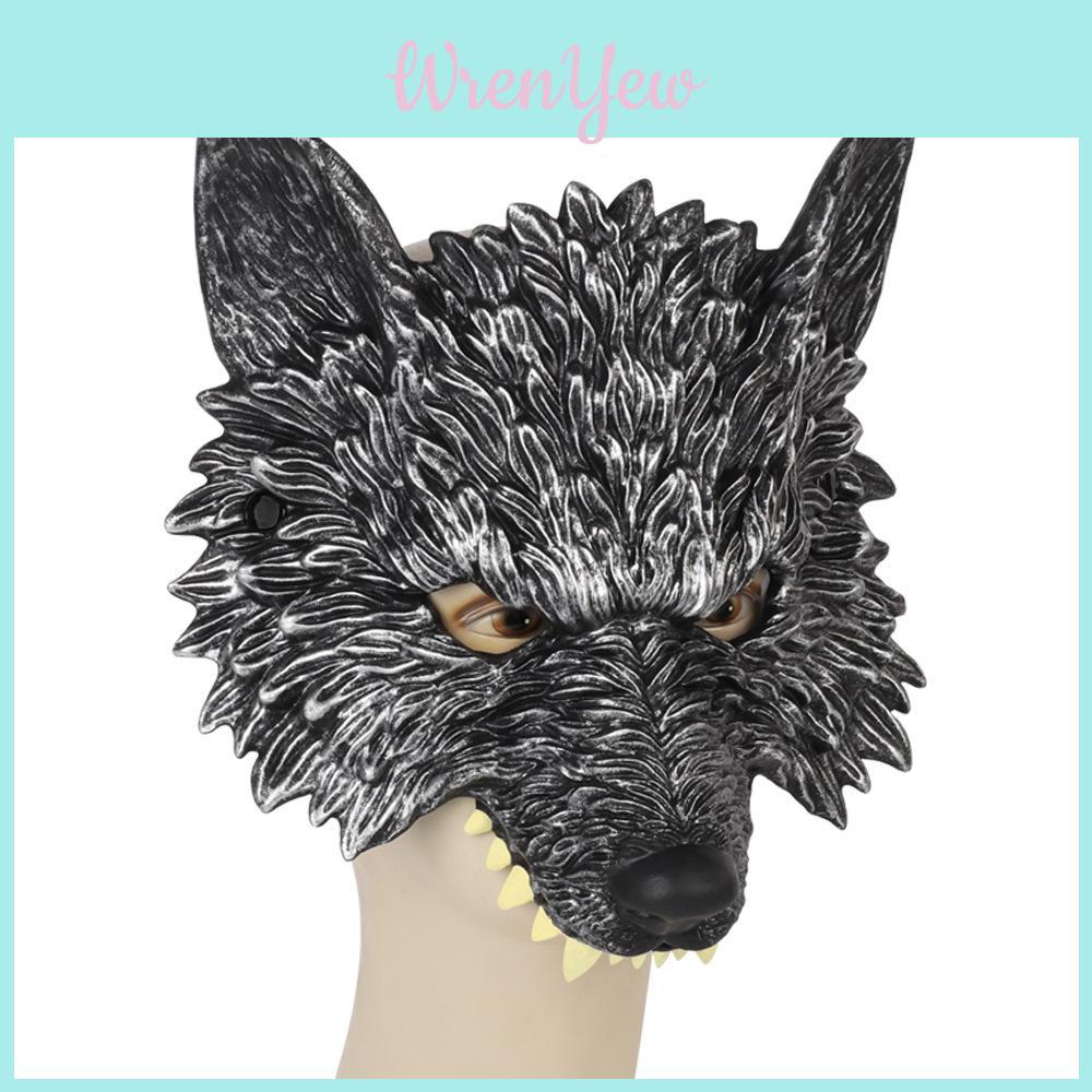 Wolf Cosplay Mask Gloves Tail Outfit Prop For Costume Parties And Events