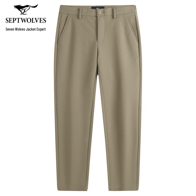 

SEPTWOLVES Men s Anti-Static Wrinkle-Resistant Stretch Casual Pants 35