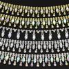 10Yards Rhinestone Tassel Sparkle Diamond Crystal Rhinestone Chain Clothing Bag Trim DIY Arts Crafts Wedding Gift Decoration