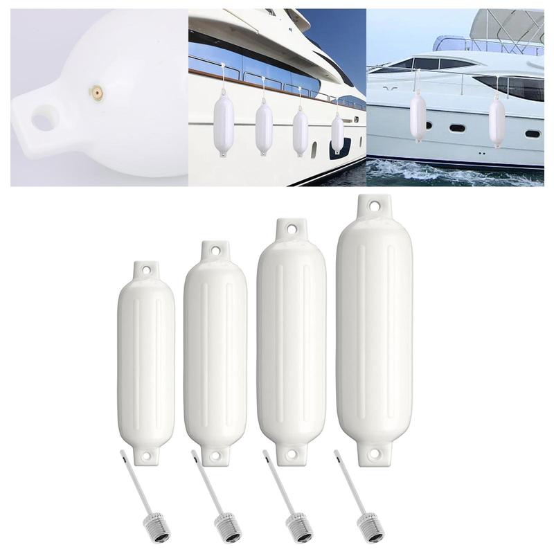 Inflatable Boat Fender Universal Floating Platform Inflatable Boat Bumpers for Sport Boats Sailboats Yacht Bass Boats Boat 16cmx58cm