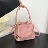 High Sense Niche Bucket Women'S Bag Wrinkled Foreign Style Messenger Bag Hand Carry Women'S Bag