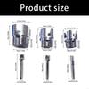 Electric Drill Compatible PVC Pipe Threader PVC Thread Maker Tool for Electric Drill, 1/2" 3/4" Plastic Pipe Threader