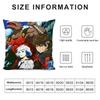 T-Tower Of Godd Anime Cushion Cover Pillowcase Ultra Soft Skin Friendly Fabric Cloud Like Comfort & Concealed Zipper