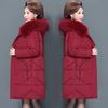 Middle-aged Women's Winter Cotton Coat  Mother's Down Jackets Women Winter Cotton Padded Jackets Warm Thick Parkas