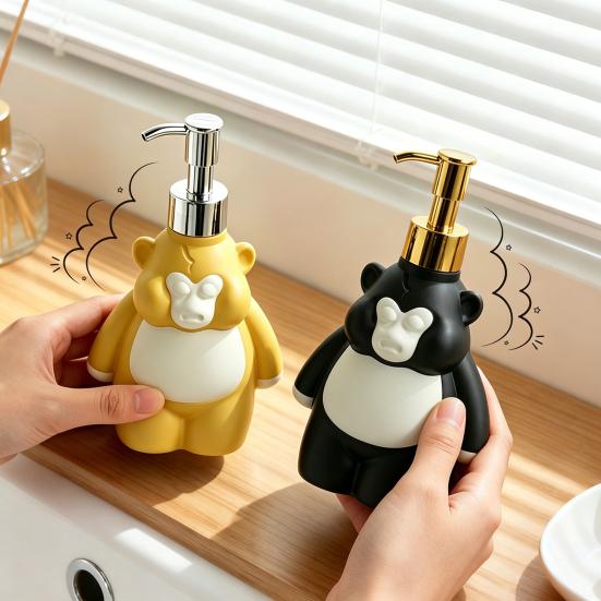 250ml Hand Sanitizer Dispensing Bottle Orangutan Design Liquid Soap Bottle Large