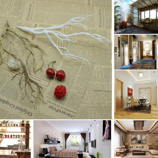 Kleiner getrockneter Baum, künstliche Zweigpflanze, DIY, Basteln, Hochzeit, Party, Heimdekoration