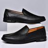 Fashion Men's Leather Shoes Slip on Dress Shoes Office Loafers Wedding Party Mocasines Plus Size Casual Shoe Luxury Business Men Shoes