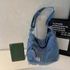 Denim Bag Women's Tote Bag Large Capacity Crossbody Bag Student Class Shoulder Bag