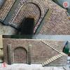 1/35 Building Model Kit Scenery Layout DIY Scene Factory Wood Foam, Diorama, Unfinished 1:35 Scale
