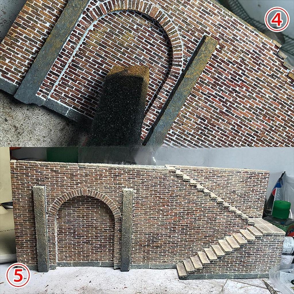 1/35 Building Model Kit Scenery Layout DIY Scene Factory Wood Foam, Diorama, Unfinished 1:35 Scale