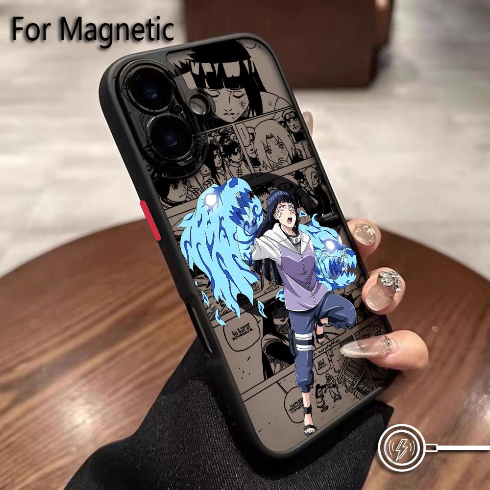 

Narutos Hyūgas Hinatas Phone Case for iPhone 17 16 15 14 13 12 11 Air Pro Max Mini XR XS X 7 8 6 6s Plus Matte Magnetic iPhone 11