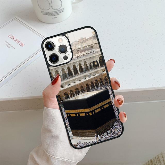 

Holy Mosque Makkah Phone Case For iPhone 17 Air 14 15 16 13 12 Cover For Apple 14 15 16 Pro Max Plus Coque iPhone 17pro