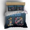 Messi 10 Sport Pokal Bettwäsche Set Bettwäsche Bettbezug Set Bettbezug Kissenbezüge (1 * Bettbezug 2 * Kissenbezüge, ohne Bettdecke)