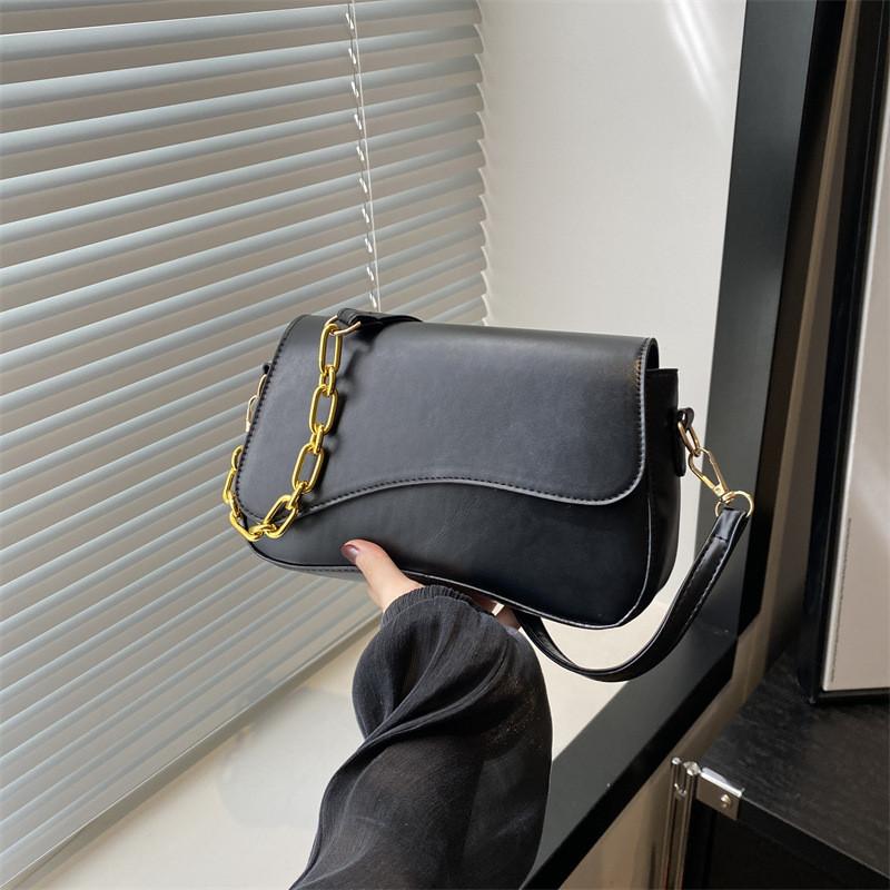 Pu Small Shoulder Bag With Top Flap For Daily Casual Streetwear Women
