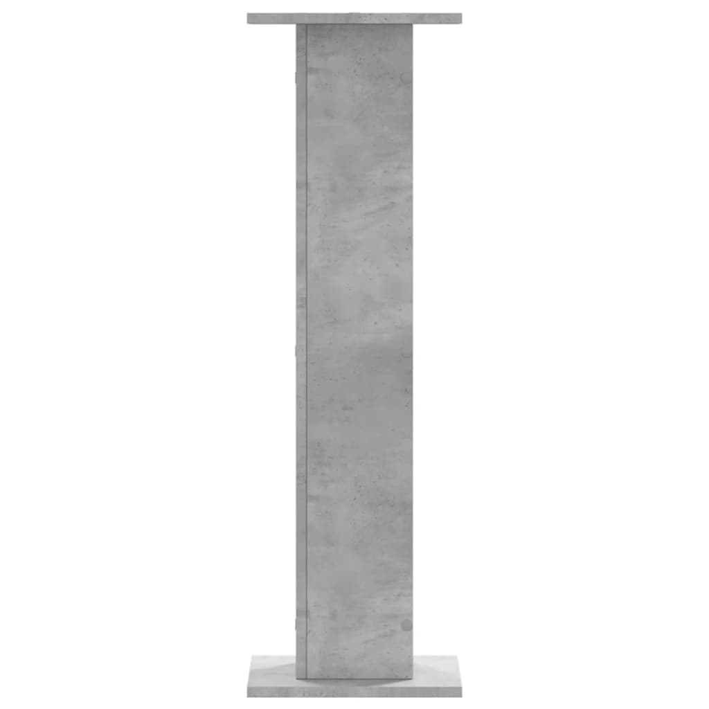 Speaker Stands (2 pcs) Concrete Grey 30 x 30 x 95 cm Particleboard