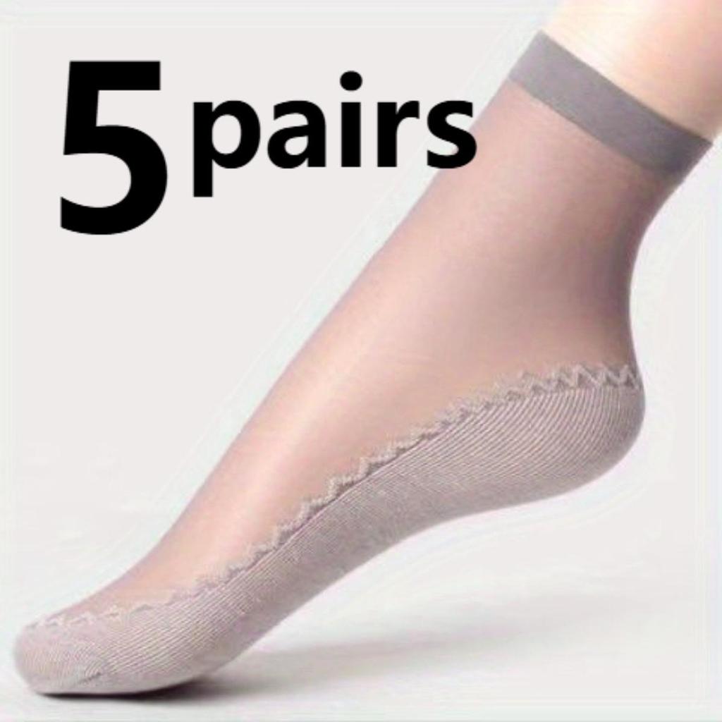 Ice Breathable Socks - Pantyhose, Women's Socks, Spring/Summer/Autumn, Sweat Absorbing and Anti Slip Bottom, Anti Hook Silk Medium Thin Version