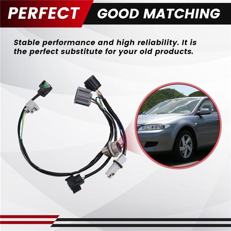 

Car For Mazda 6 GH 2007-2010 Compatible GS1F-51-155B Headlight Lamp Wiring Harness Socket Holder Wire
