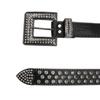 Design Cross New True Rhinestone Women's Belt Men's Belt Diamond-Inserted Belt DIY Belt