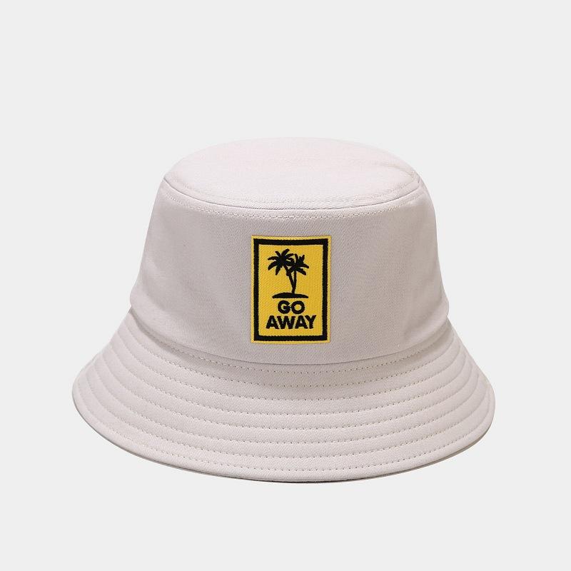 New Men's and Women's Fashion Trend Casual Bucket Hat Go Away Alphabet Basin Hat Student Couple Sun Hat