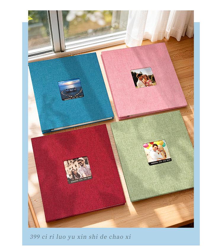 Self-Adhesive Photo Album: Large Capacity for Couples, Travel, Wedding & Polaroid Photos