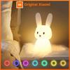 LED Night Light Silicone Rabbit Touch Sensor Lamp Cute Animal Light Bedroom Decor Gift For Kid Baby Child Table Lamp Home Decor