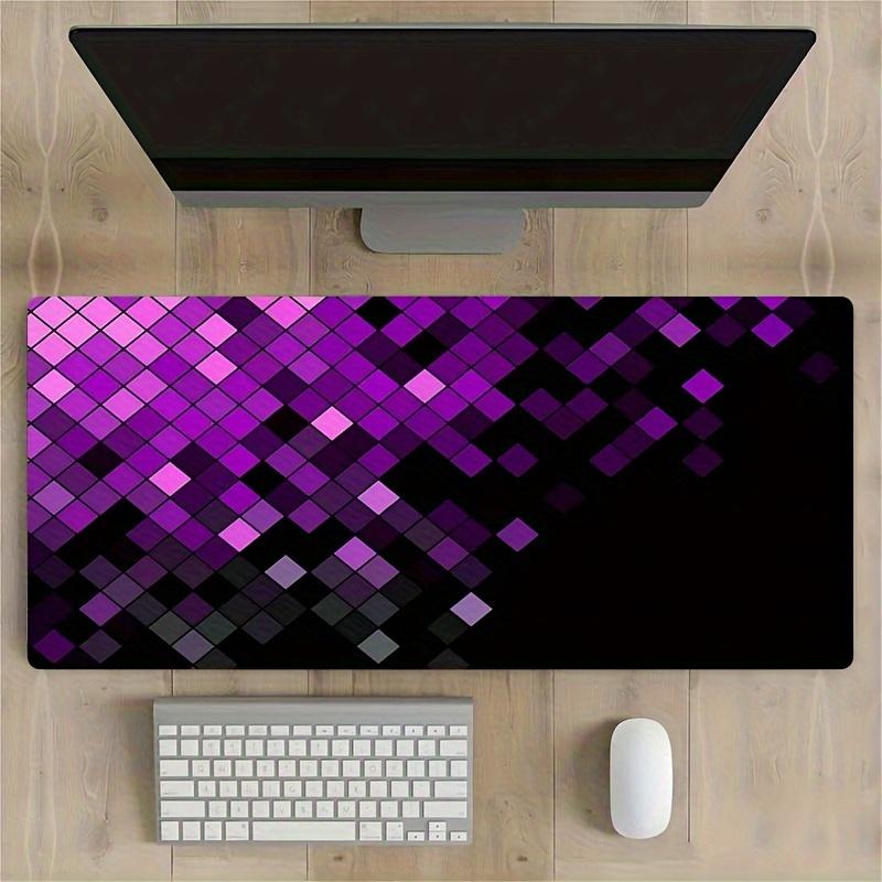 Purple Magic Large Game Mousepad Computer HD Keyboard Mousepad Desk Pad Natural Rubber Nonslip Office Mousepad Desk Accessories