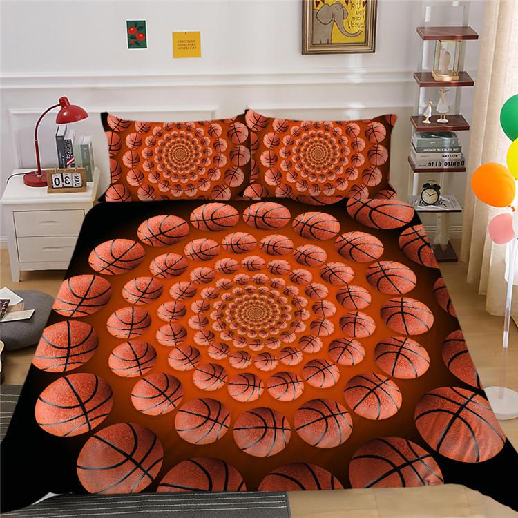 Shopify Polyester Bedding Two Three Piece Digital Printing Ball Series