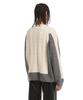 TRUNK PROJECT Gray V Neck Cable Knit Sweater