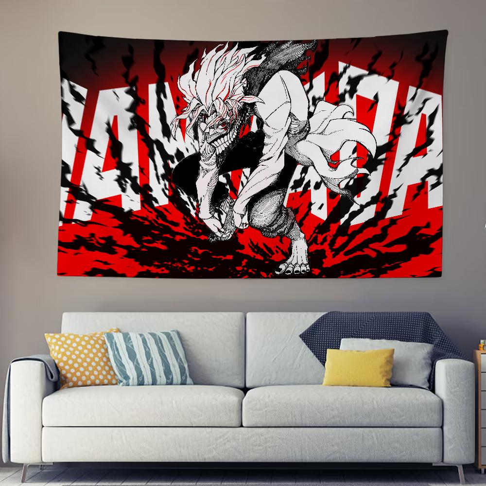 Anime Dandadan Tapestry Decoration Bedroom Dormitory Background Cloth Holiday Home Party Living Room Club Cloth