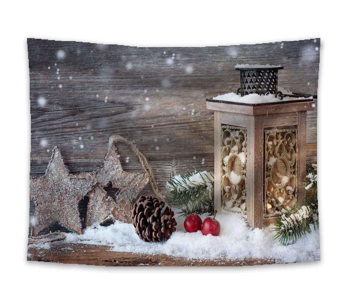 С Рождеством печатный домашний декор гобелен настенный для спальни гостиной Настенный — фото 11