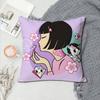 TTokidokiSS Girl Pillow Cases for Bedroom Living Room Sofa Home Decor Polyester Cushion Cover with Zipper
