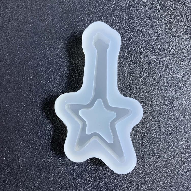 Gitarre Harz Shaker Füllstoff Quicksand Form Weiche Silikonform für DIY Schmuck