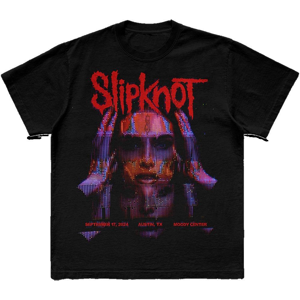 

Slipknot 2024 Austin Тур Глитч-арт Винтажная Футболка, Унисекс Nu-Metal Фан Уличная Одежда Футболка, 100% Хлопок Повседневный Топ с Коротким Рукавом 4XL