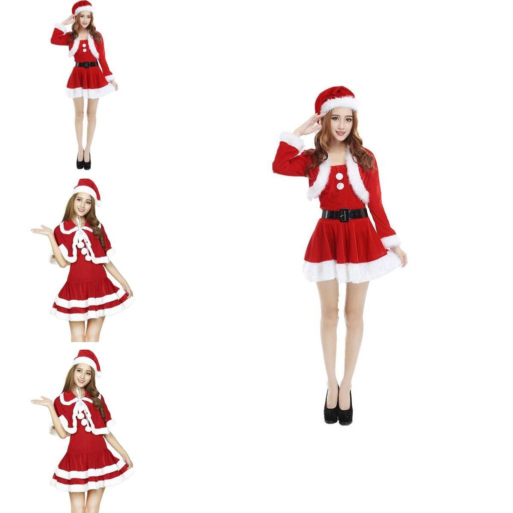 Deluxe Weihnachts-Weihnachtsmann Damen Performance Rock Set