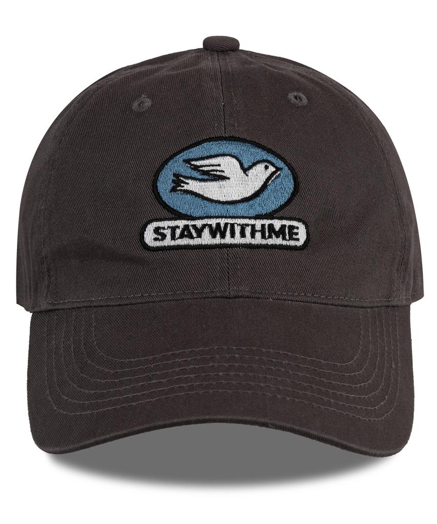 Wig Stay With Me Washed Ball Cap - Charcoal