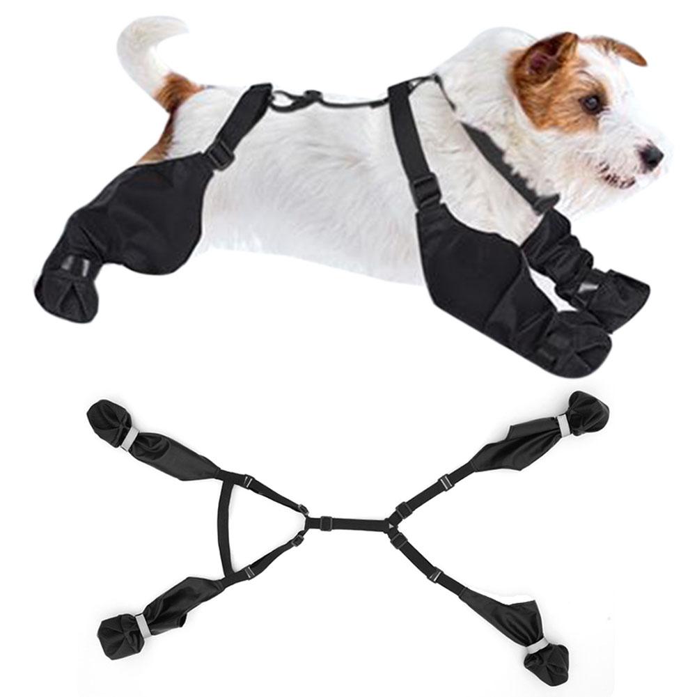 Best Anti-Slip Dog Shoes Pet Paw Protector Dog Rain Sock Suspender Dirty-proof Booties, Dog & Dog Anti-fall Outdoor Shoes Q9J1