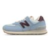 NB 574 Wear Resistant And Lightweight Low Top Running Shoes Women's Blue Wide Fit WL574RCF(Team652-NB)