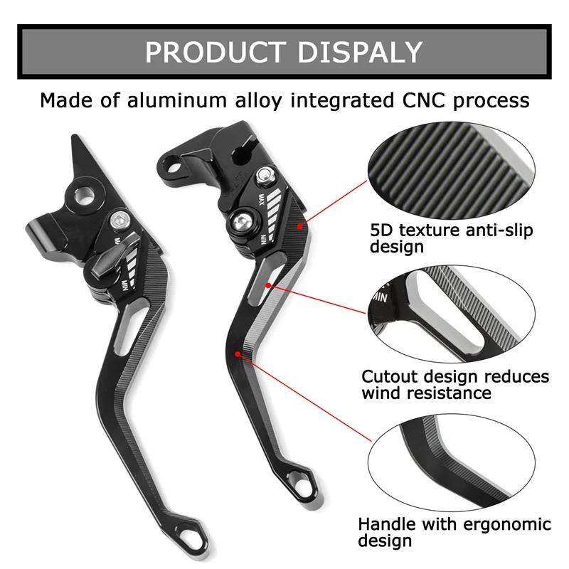 For Yamaha MT-03 2005-2009 Motorcycle Folding Extendable Brake Clutch Lever Handle Bar Moto