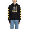 Off-White Diag Arrow Slim Hoodie Black/White Men Tops OMBB097C99FLE0131001