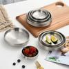 Multipurpose Stainless Steel Plate Small Dishware For Condiments Snacks And Korean Side Dishes For Home Commercial Use