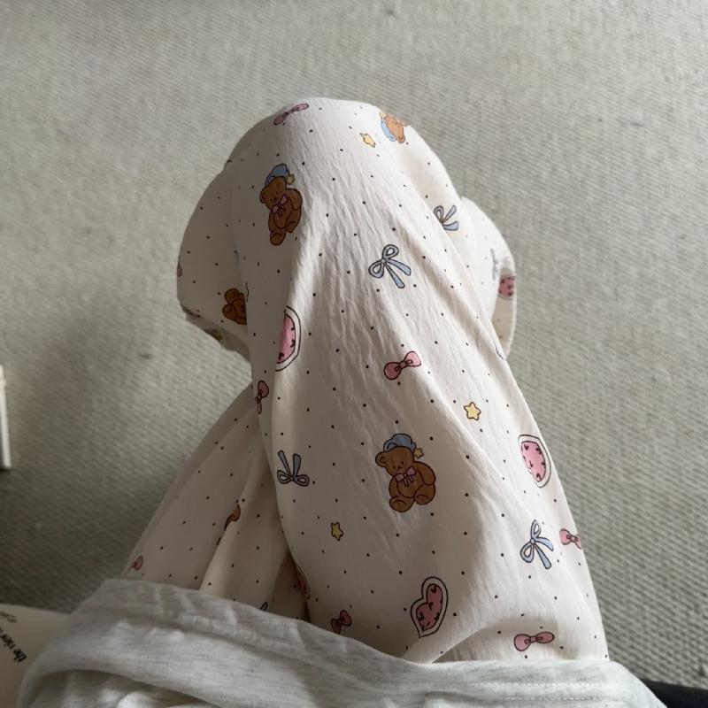 

Женские хлопковые брюки-пижама с лацканами: Легкий, Свободный крой для дома или улицы M-L