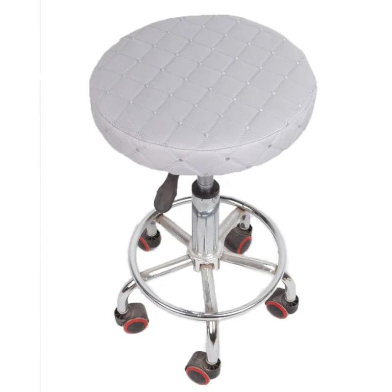 Round Elastic Tool Cover Polyester Dustproof Seat Bar Stool Chair Home Restaurant Furniture Protector